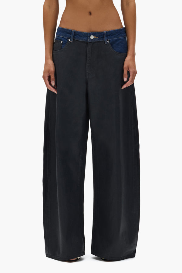 purple brand Dual Tone Baggy Black