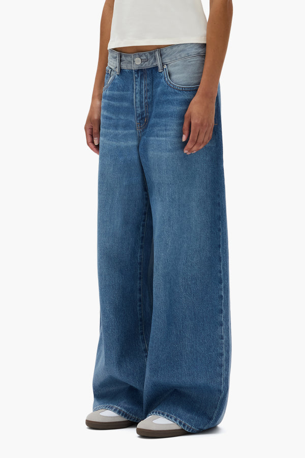 Purple Brand Dual Tone Baggy Light Indigo