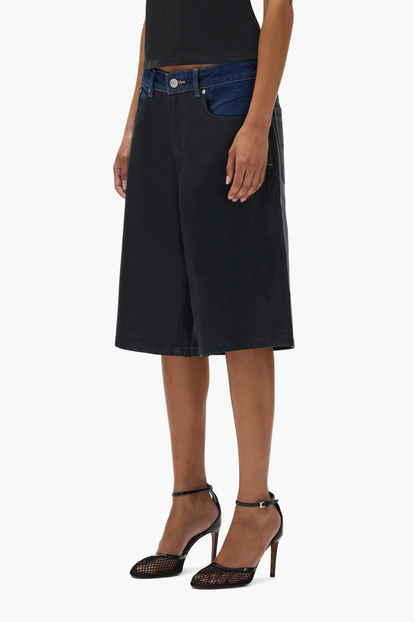 Purple Brand Dual Tone Short Black