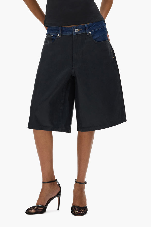 Purple Brand Dual Tone Short Black