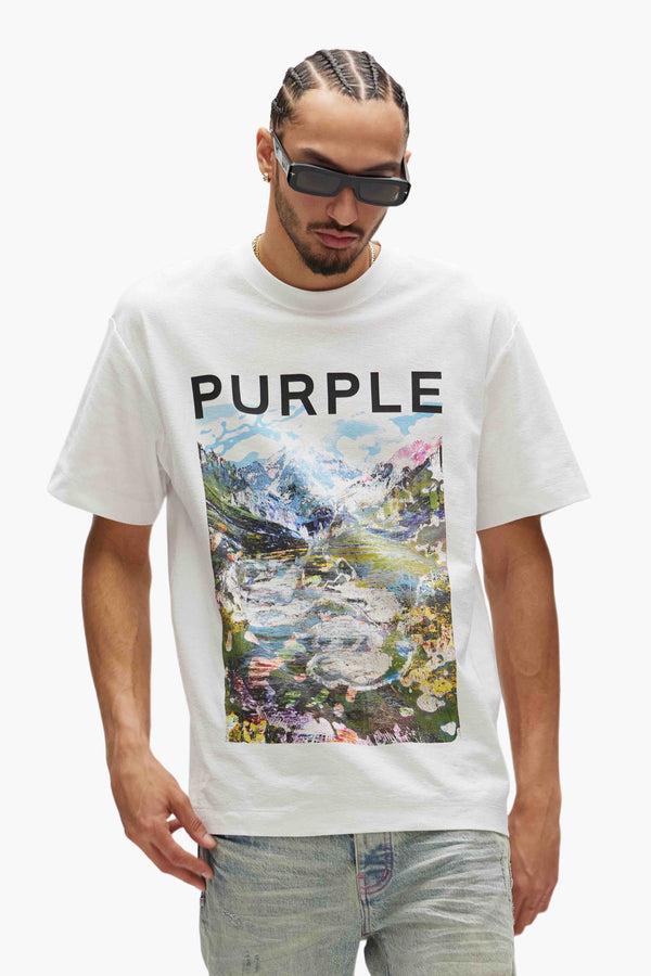 Purple Brand Eden Tee Light Indigo
