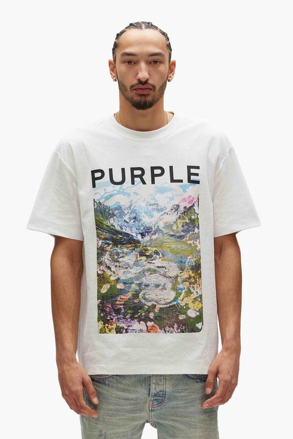 purple brand Eden Tee Light Indigo
