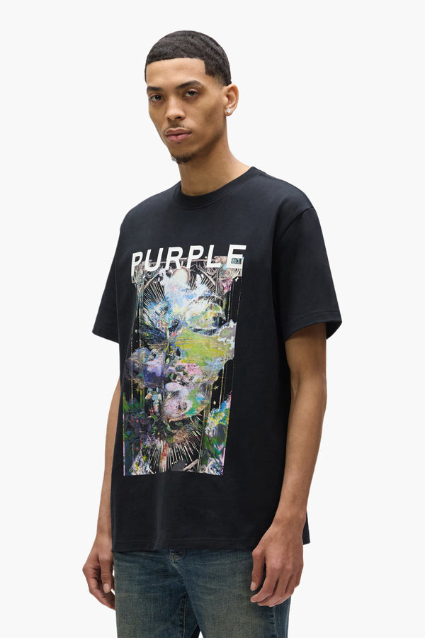Purple Brand Eve Tee Black