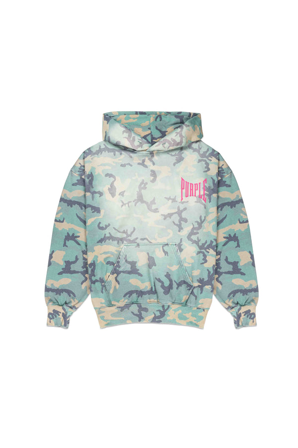 Purple Brand Faded Camo Hoodie All Over Print