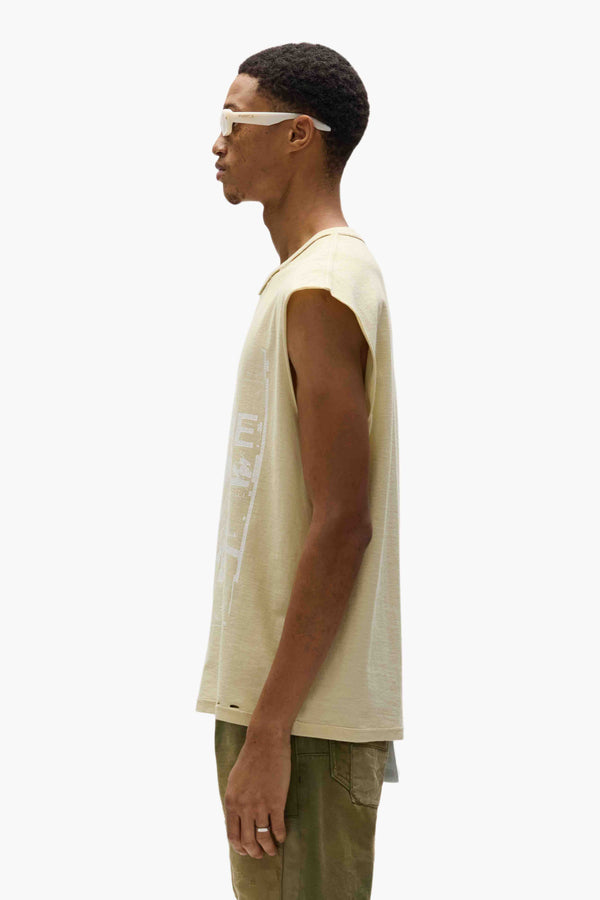 Purple Brand Fantasy Tank Top Beige