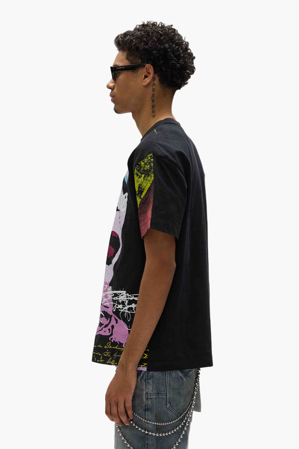 Purple Brand Femme Tee Black