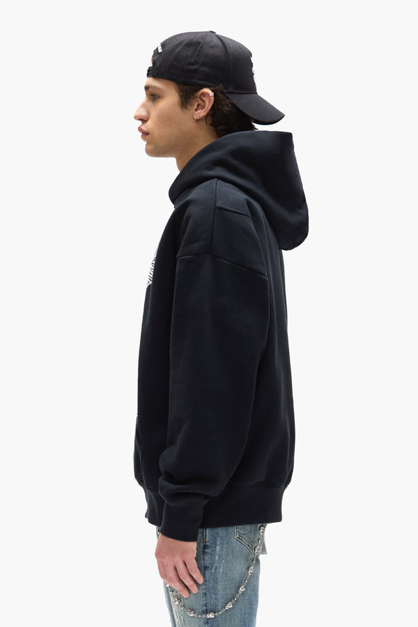 Purple Brand Fight Hoodie Black