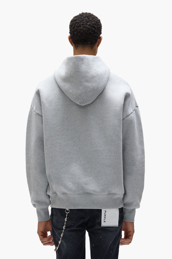 Purple Brand Fight Hoodie Gray