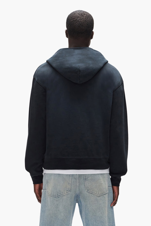 Purple Brand Flames Hoodie Black