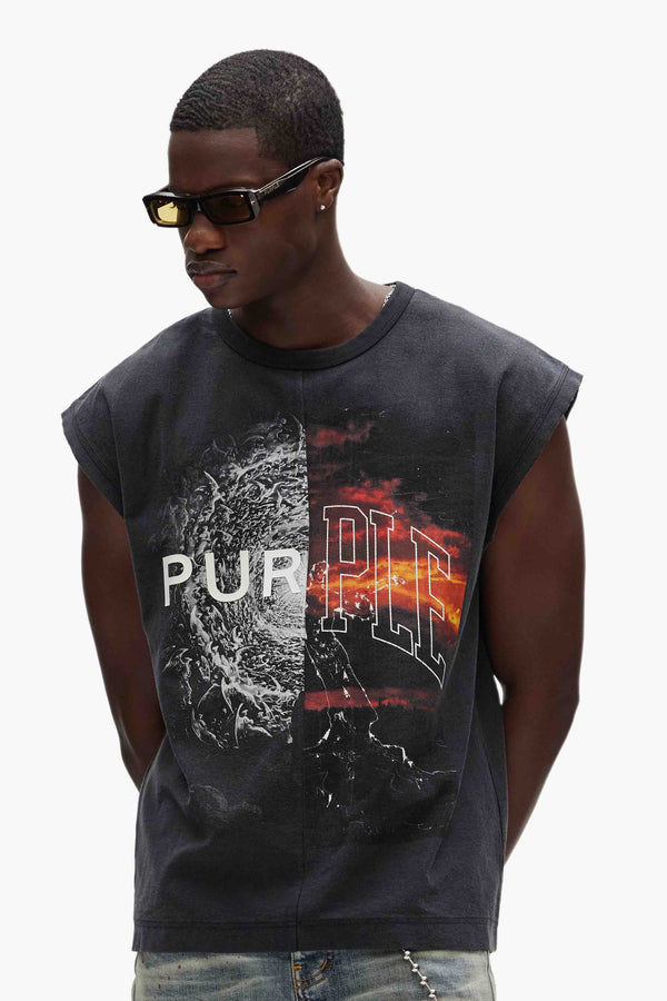 Purple Brand Forces Tee Black