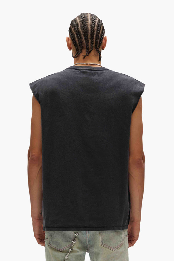 Purple Brand Full Metal Tank Top Black