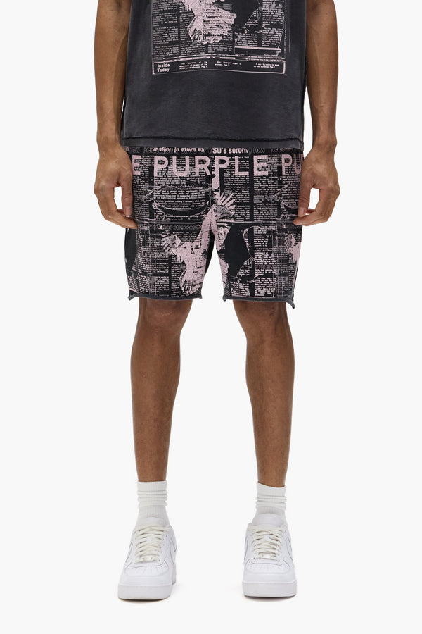 purple brand Good News Shorts Black