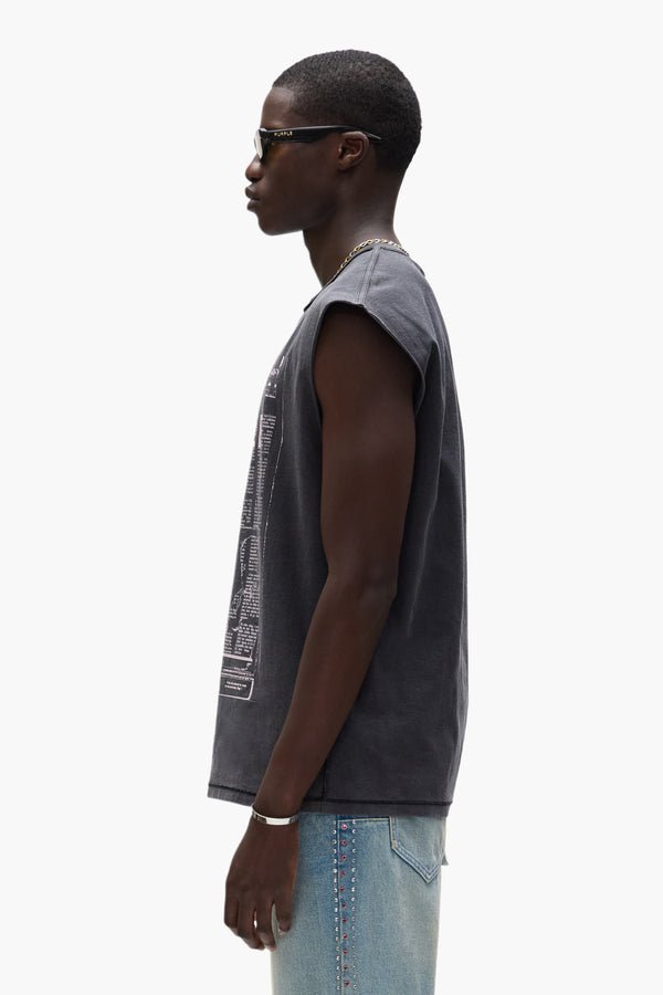 Purple Brand Good News Tank Top Black