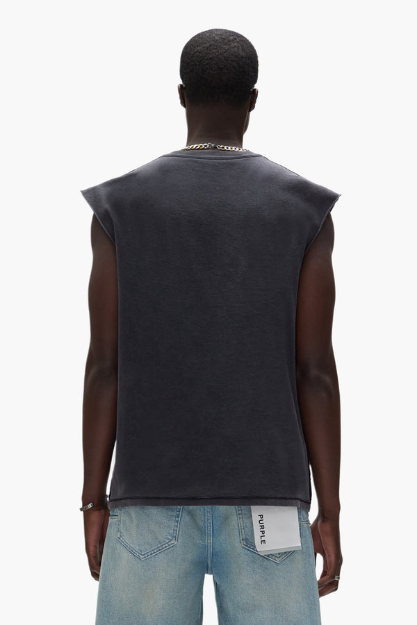 Purple Brand Good News Tank Top Black