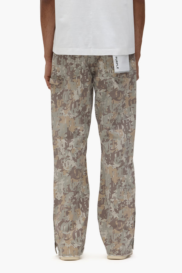 Purple Brand Gothic Camo Carpenter Pant Green