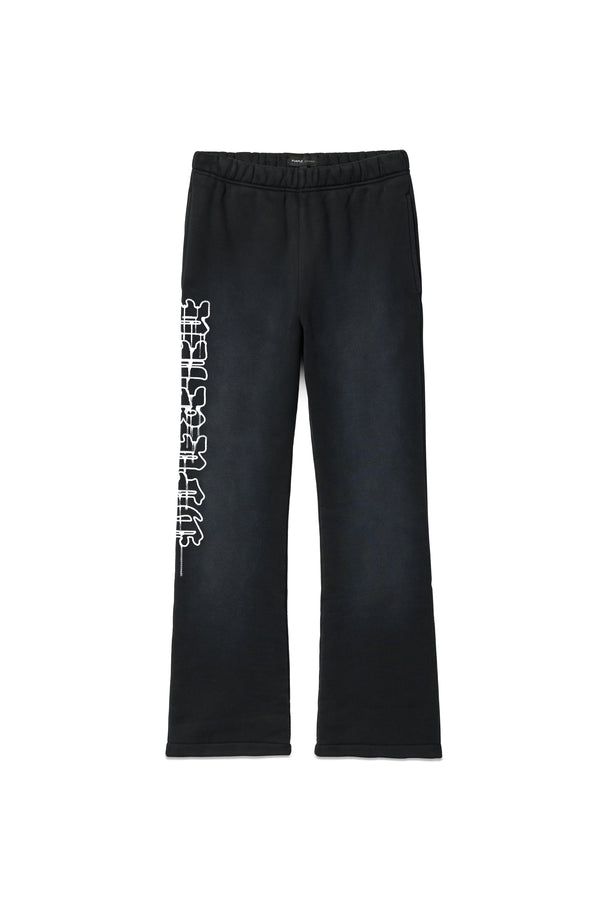 purple brand Gothic Drip Sweatpants Black