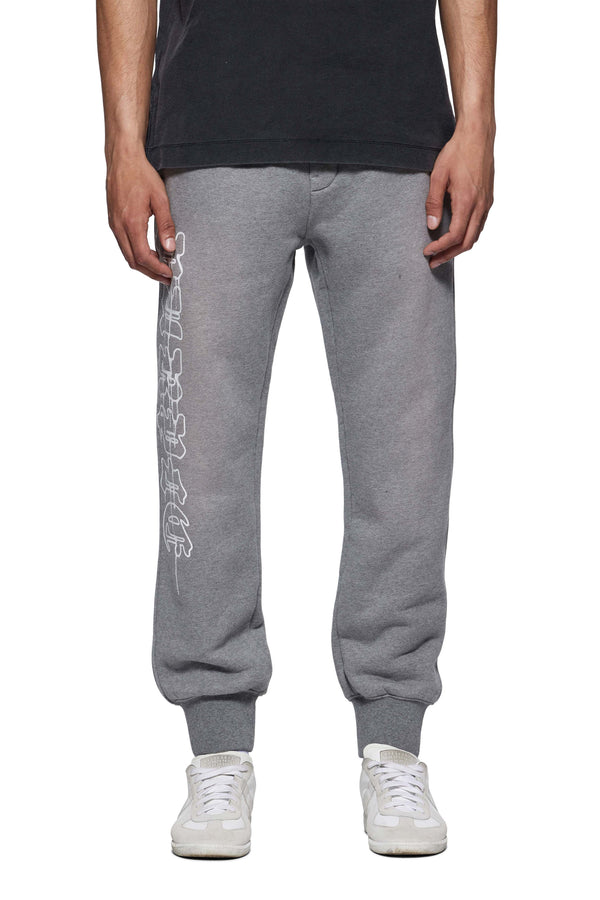 purple brand Gothic Drip Sweatpants Gray