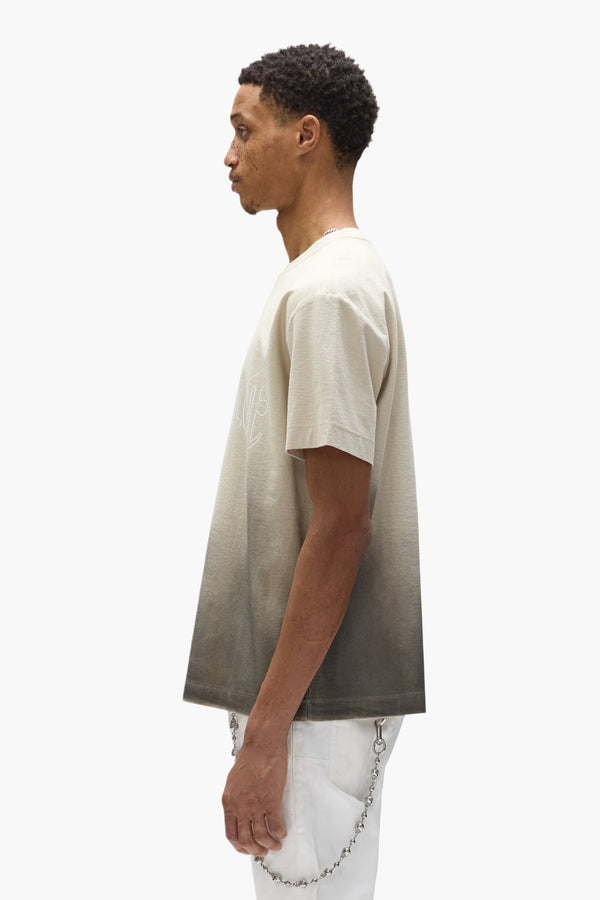 Purple Brand Gothic Outline Tee Beige