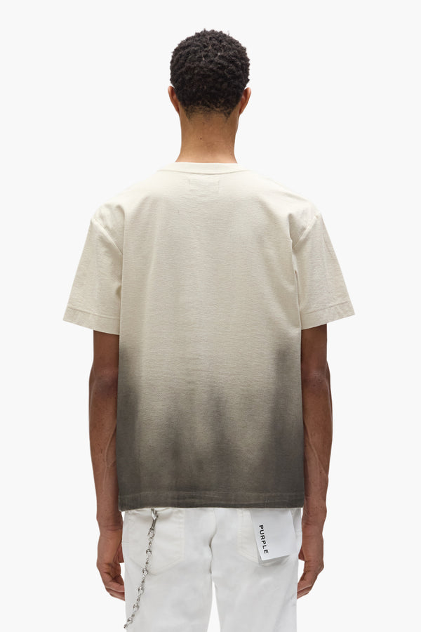 Purple Brand Gothic Outline Tee Beige