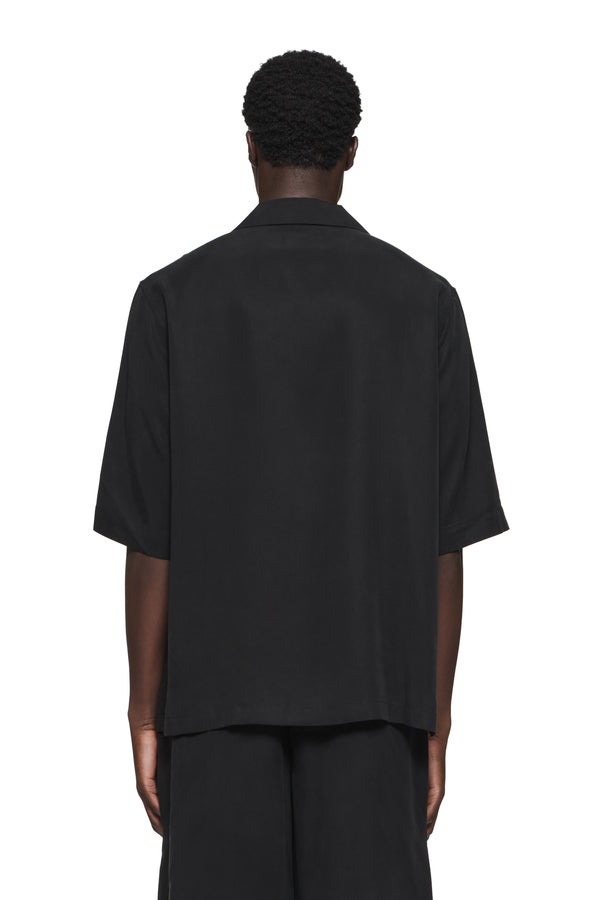 Purple Brand Gothic Wordmark Shirt Black