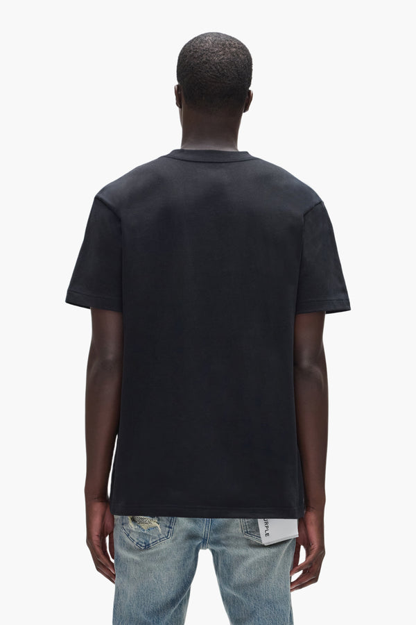 Purple Brand Headlights Tee Black