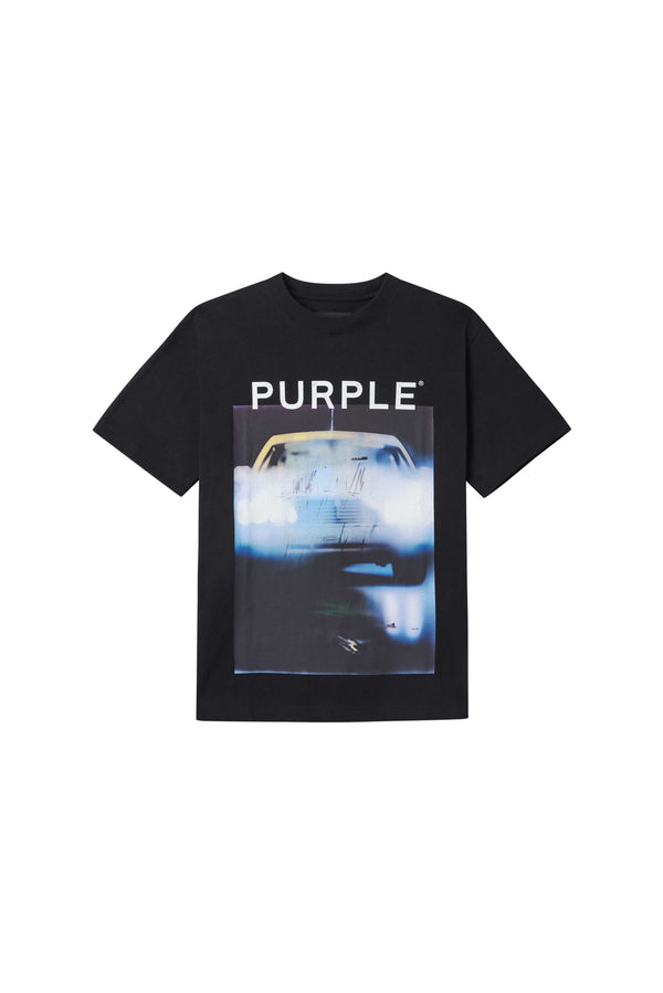 Purple Brand Headlights Tee Black