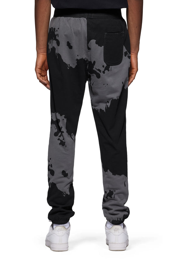 Purple Brand History Bleached Sweatpants Black