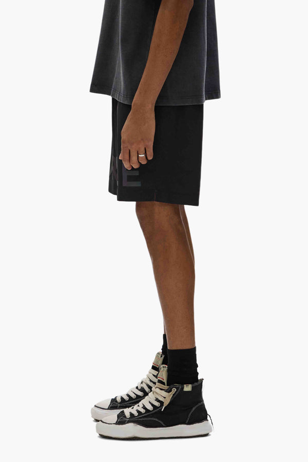 Purple Brand Holographic Swim Shorts Black