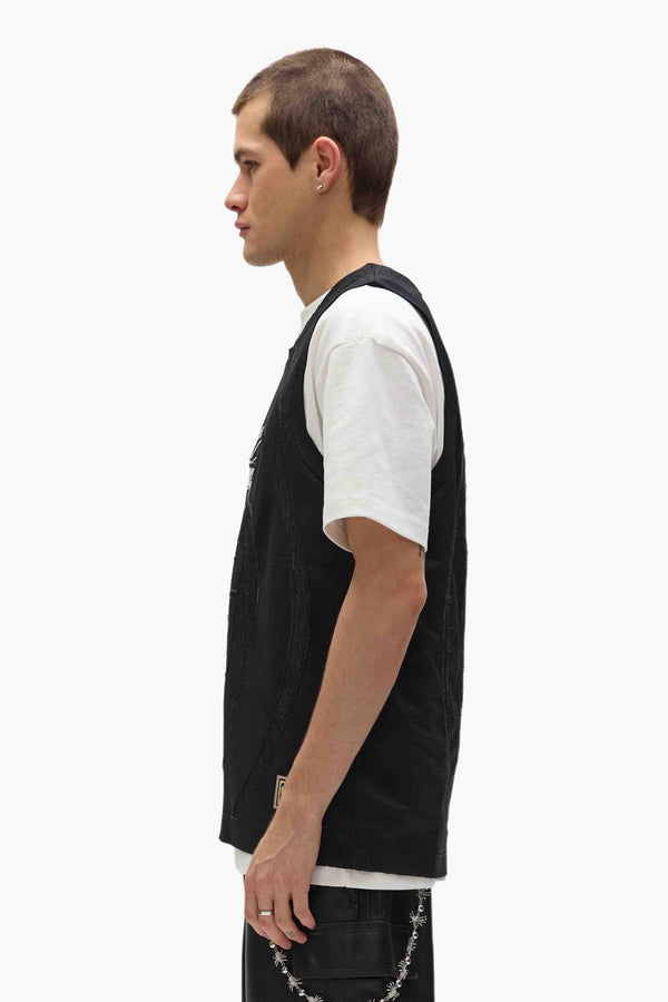 Purple Brand Houston Rockets Mesh Jersey Black