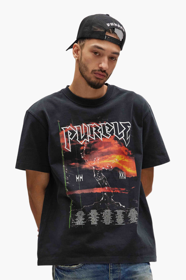 Purple Brand Idol Tee Black