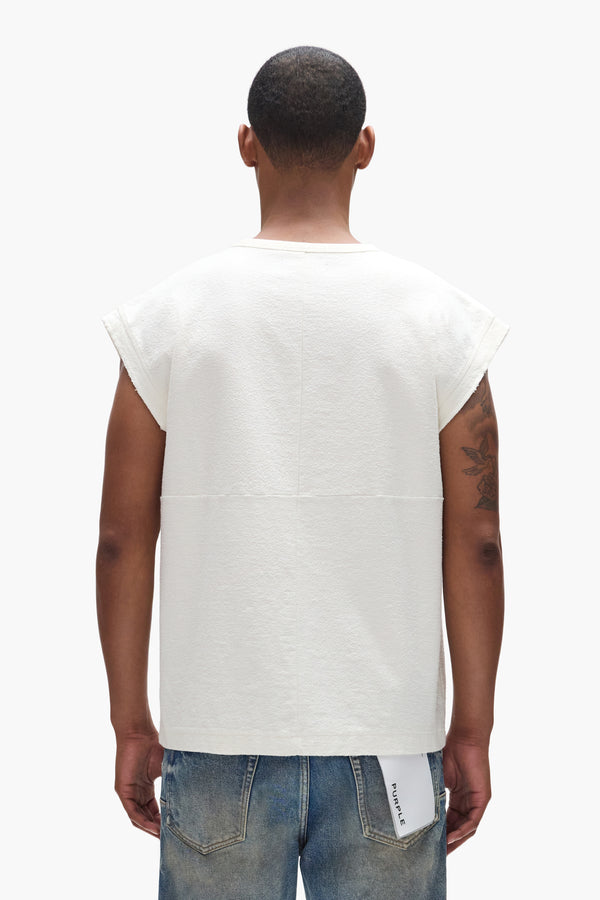 Purple Brand Jumbo P Tank Top Off White