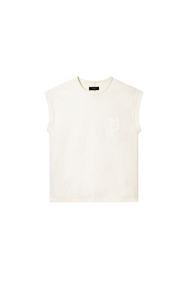 Purple Brand Jumbo P Tank Top Off White