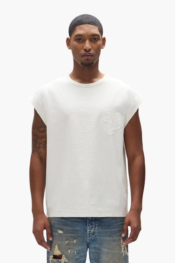 purple brand Jumbo P Tank Top Off White