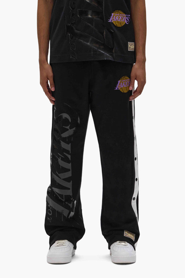 purple brand LA Lakers Snap Pants Black