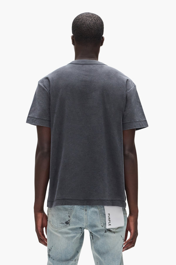 Purple Brand Logo Tee Black