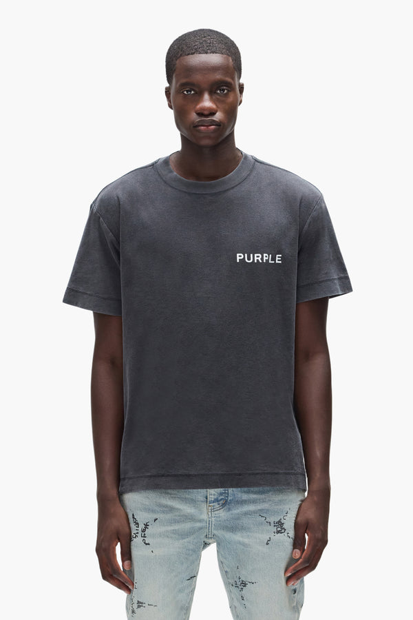 purple brand Logo Tee Black