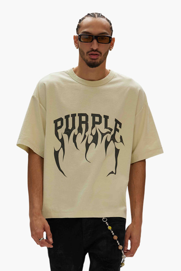 Purple Brand Mashup Tee Off White