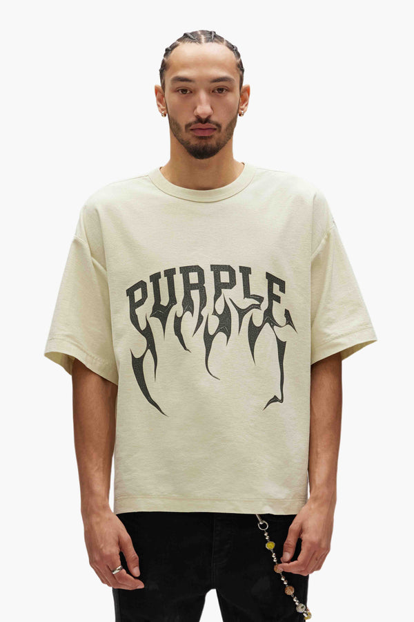 purple brand Mashup Tee Off White