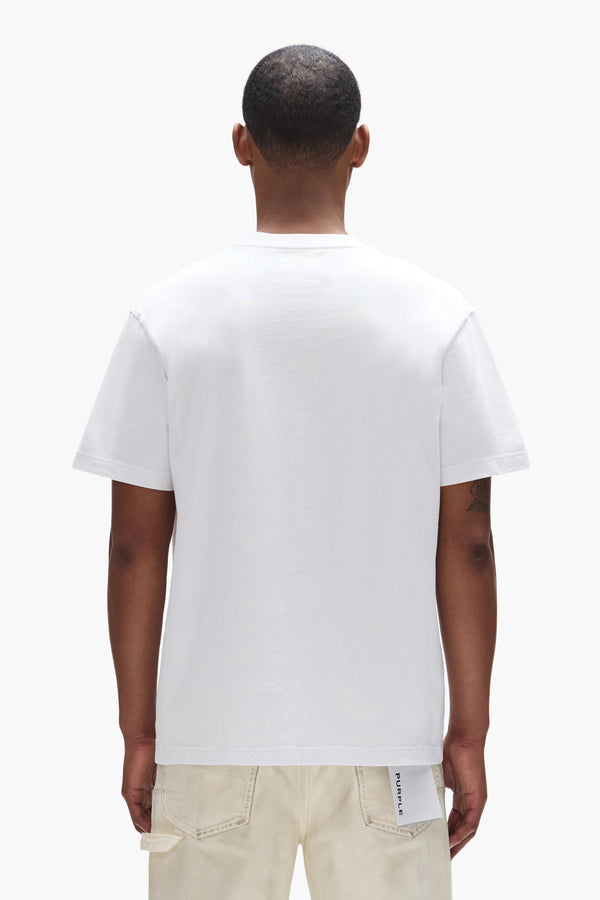 Purple Brand Melt Down Tee Light Indigo