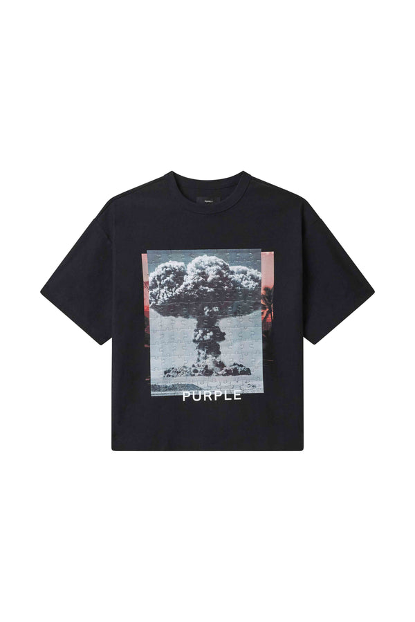 Purple Brand Meltdown Tee Black