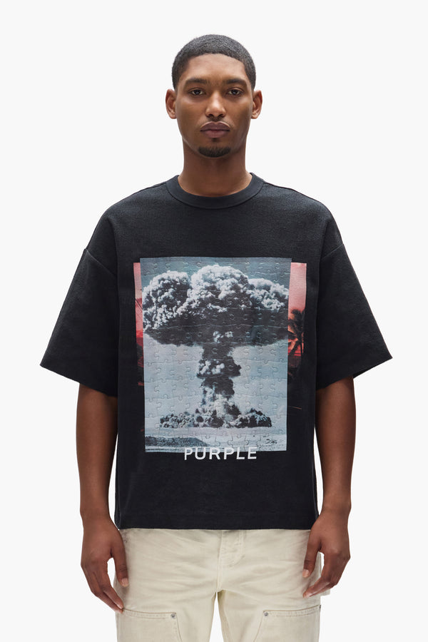 purple brand Meltdown Tee Black