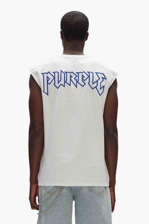 Purple Brand Metal Tank Top Light Indigo