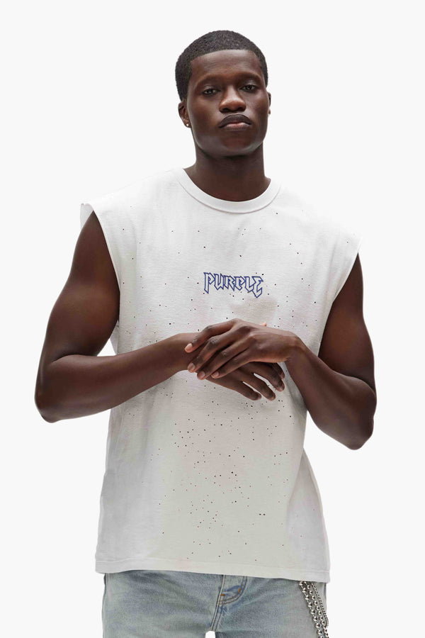 Purple Brand Metal Tank Top Light Indigo