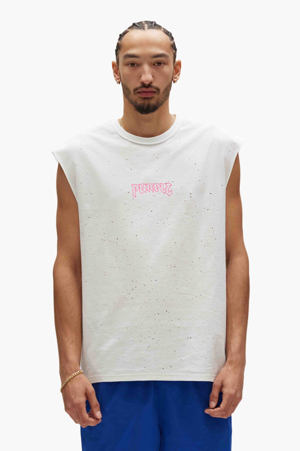 purple brand Metal Tank Top Light Indigo