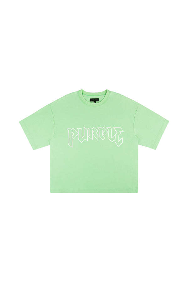 Purple Brand Metal Tee Green