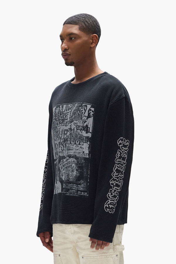 Purple Brand New Wave Waffle Knit Black