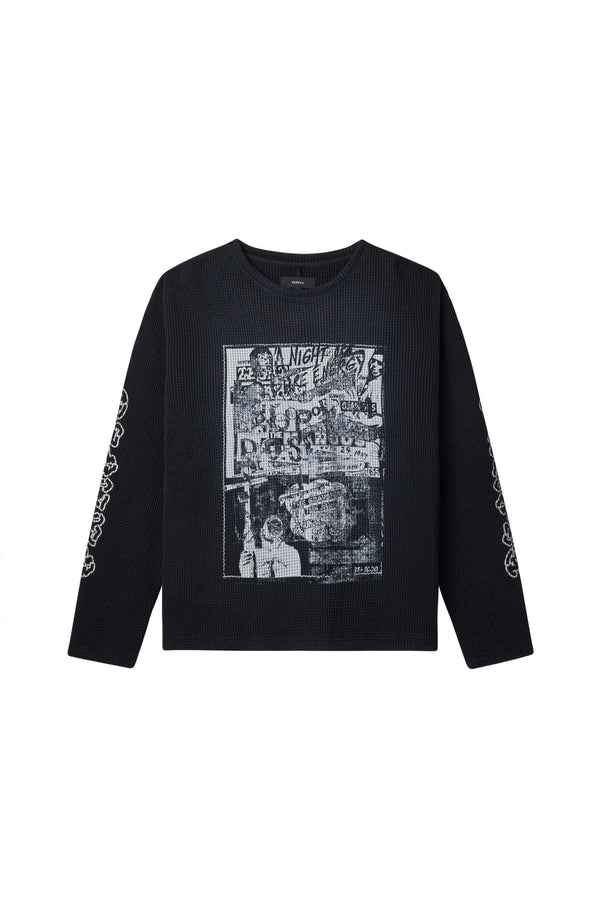 Purple Brand New Wave Waffle Knit Black