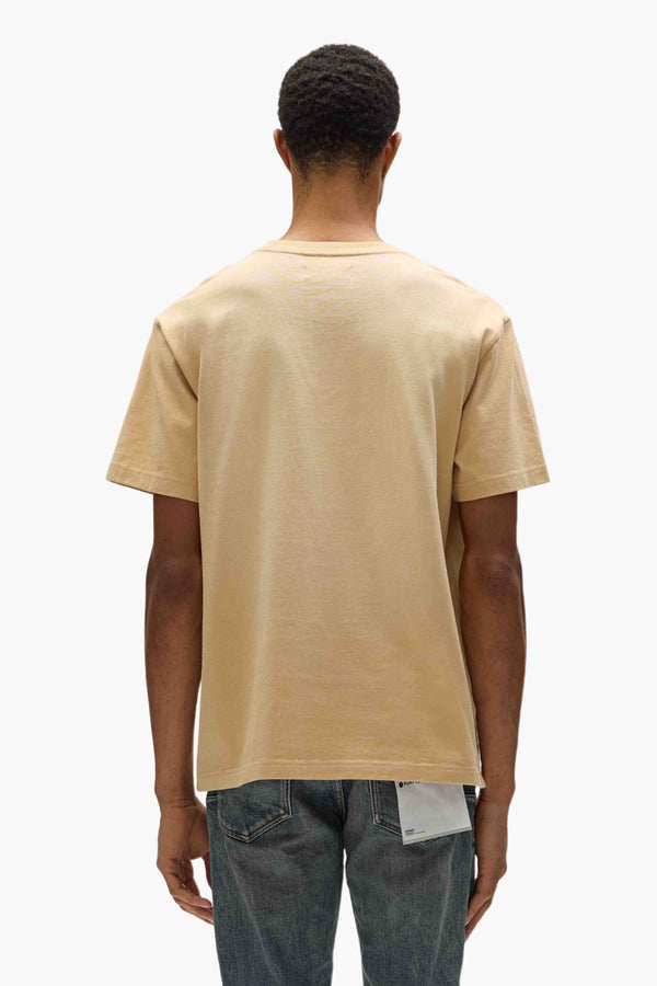 Purple Brand Newsprint Tee Beige