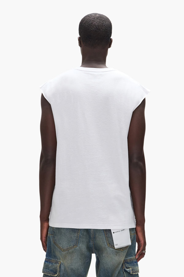 Purple Brand Noise Tank Top Light Indigo