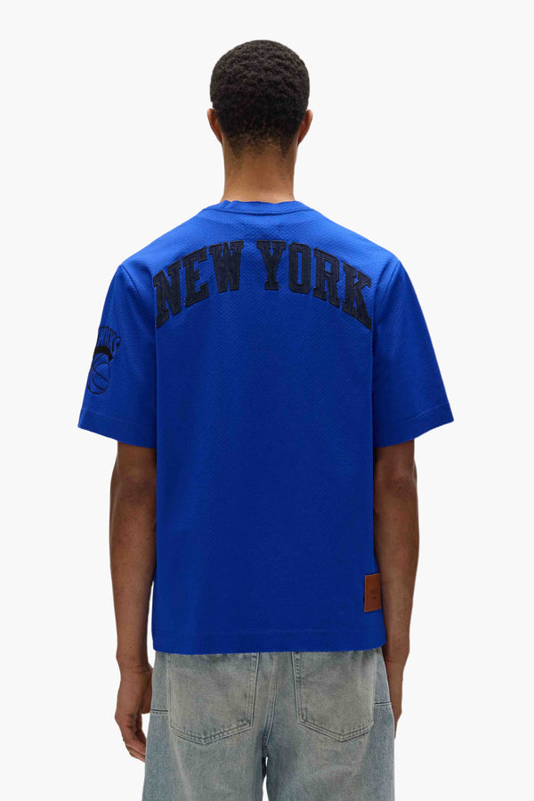 Purple Brand NY Knicks Mesh Tee Blue